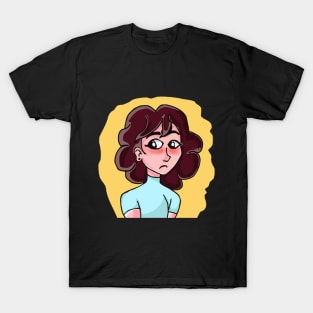 Girl in emotion T-Shirt